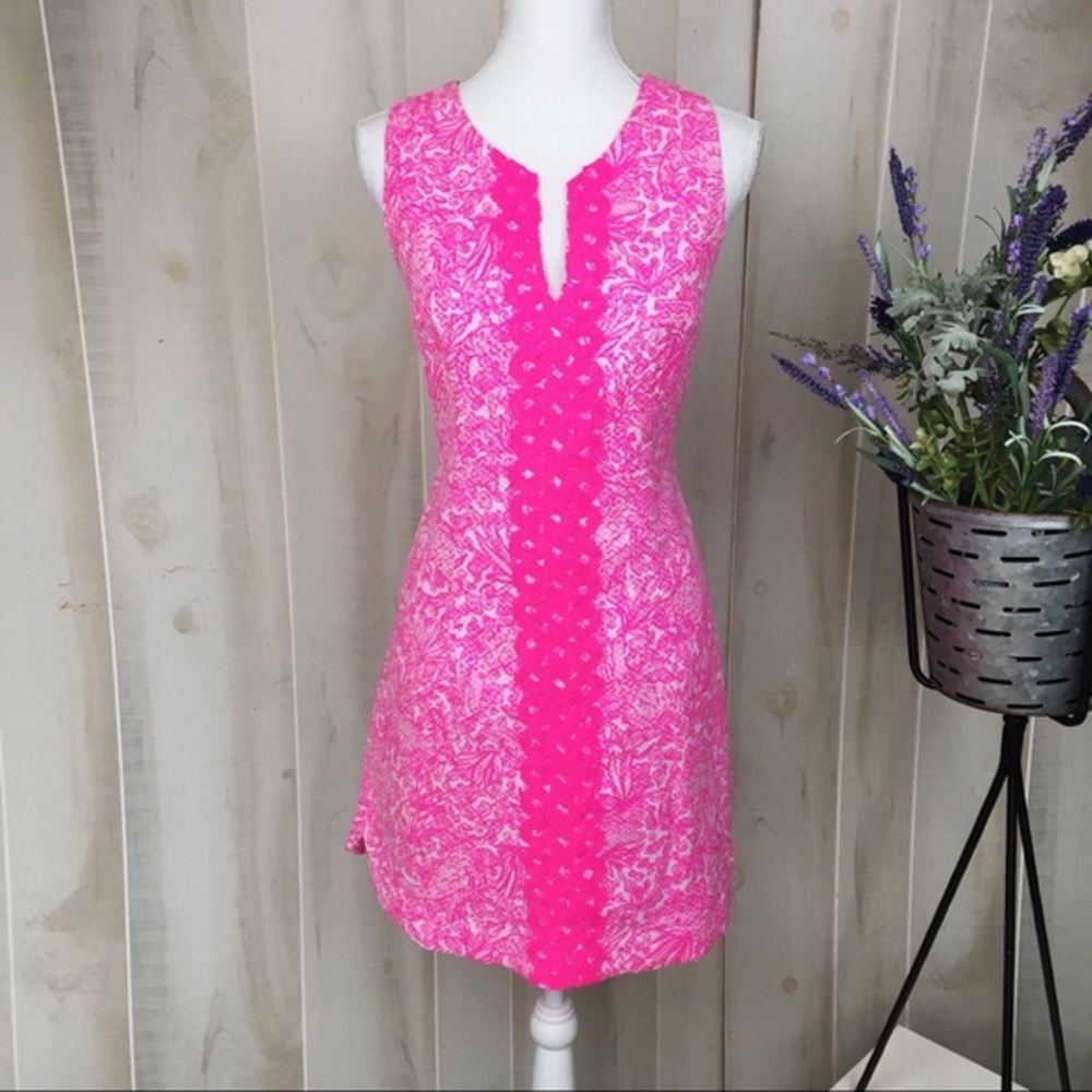 LILLY PULITZER for Target Dress Pink Floral Print